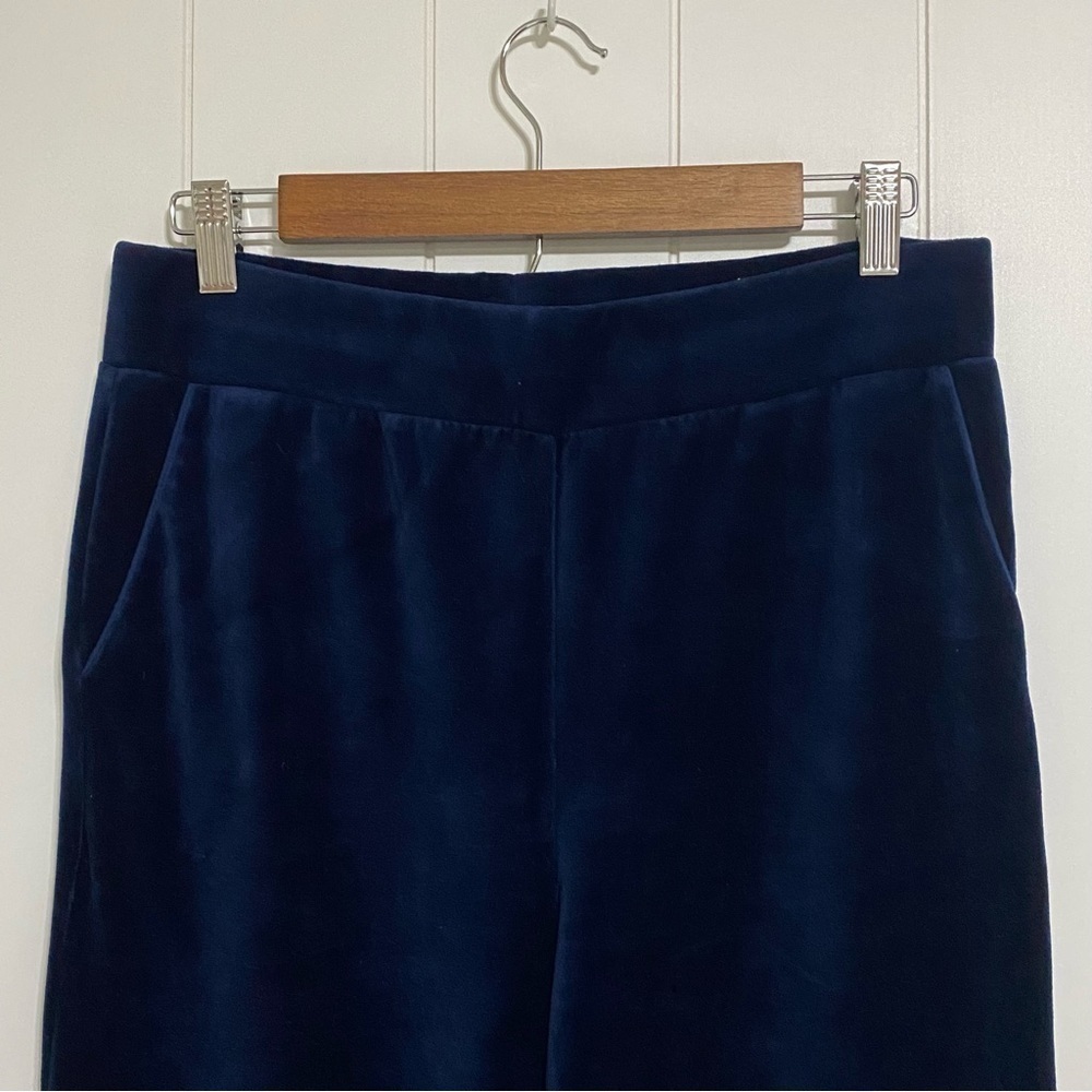 LAUREN Ralph Lauren velour straight leg pant size S